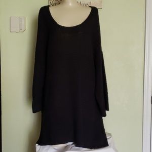 Scallop neck sweater